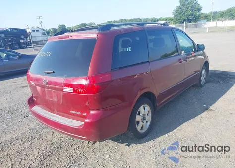 2004 Toyota Sienna Le из США, поврежденный, VIN 5TDZA23C34S199747
